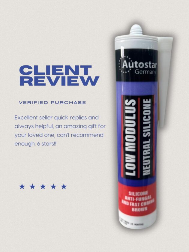 AutoStar Germany Multi Purpose Silicone Sealant - White Black Gray Clear 310ml - Image 7