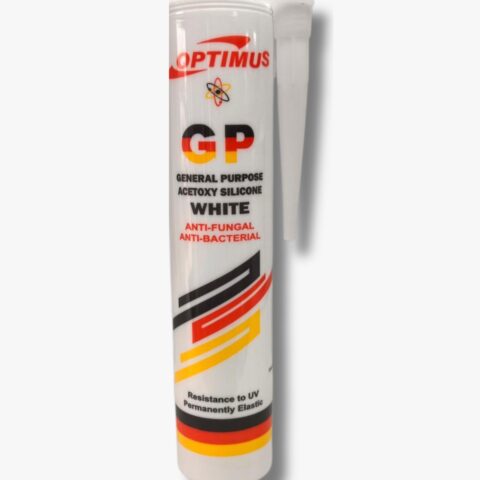 OPTIMUS Waterproof Silicon Sealant All Purpose Acetoxy White Clear Black 310ML - Image 2